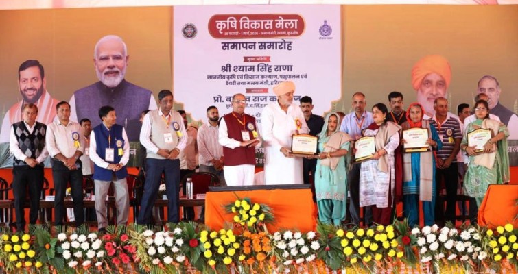 किसान जल संरक्षण को ध्यान में रखकर खेती करें: कृषि मंत्री श्याम सिंह राणा