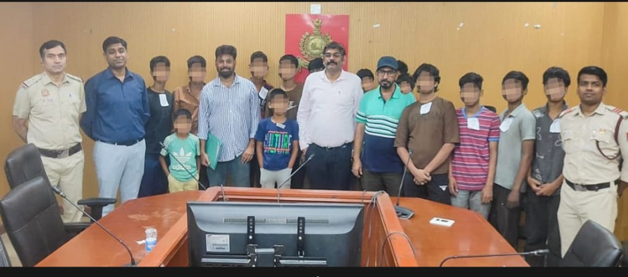 दिल्ली के तिगड़ी से 11 बाल श्रमिक रेस्क्यू, 6 साल के बच्चे से चिप्स देकर कराते थे काम
