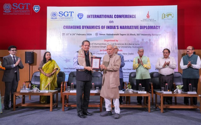 तरराष्ट्रीय साझेदारी व राष्ट्रीय मनोबल को सुदृढ़ करने के लिए स्पष्ट व सुसंगत नैरेटिव जरूरी