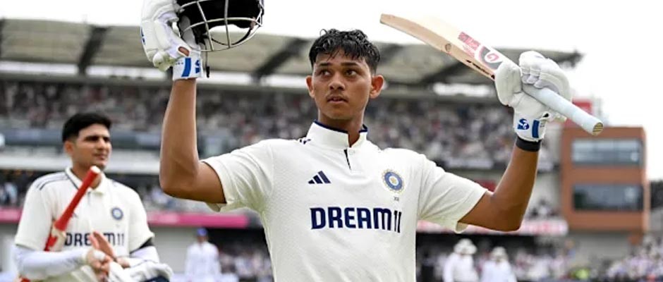 भारत ने 7 विकेट खोकर बनाए 454 रन, शुभमन गिल-यशस्वी जयसवाल ने जड़े शतक