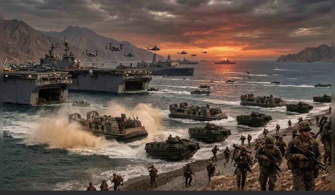 "हॉर्मुज में अमेरिकी घेराबंदी: महाविनाश की आहट और तेल संकट का गहराया साया"