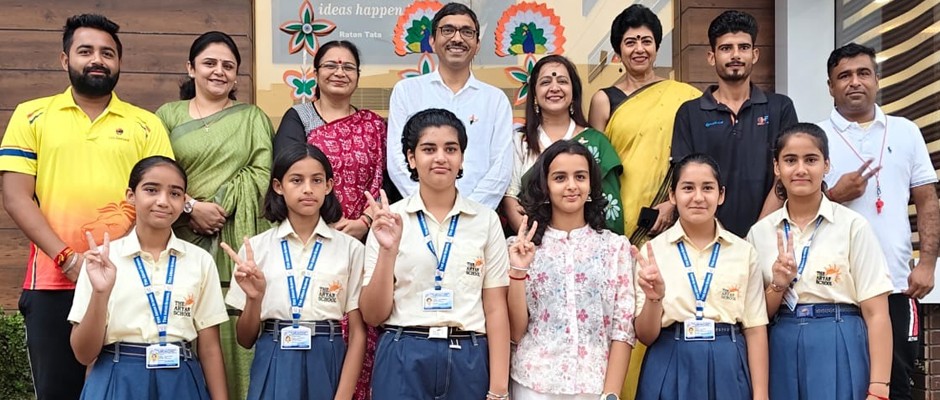 बास्केटबॉल स्पर्धा में दी आर्यन स्कूल की गर्ल्स टीम ने जीता स्वर्ण पदक