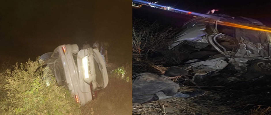 हरदोई में बारातियों से भरी कार खाई में पलटी, पांच लोगों की मौत; छह लोग घायल