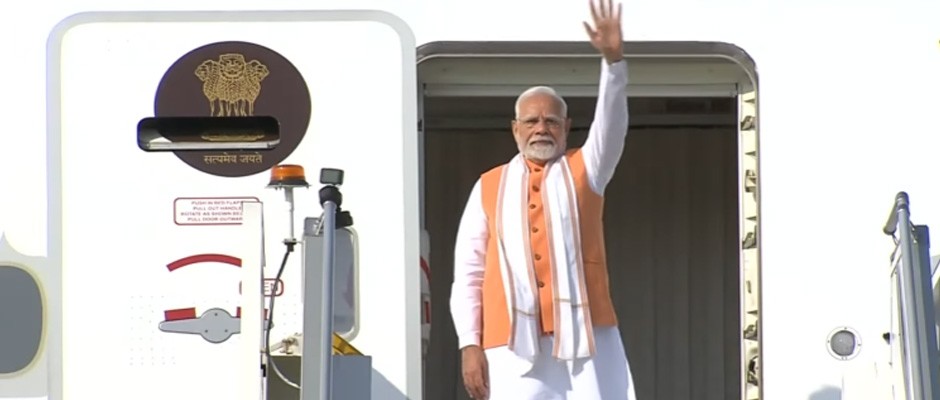 ब्रिक्स सम्मेलन के लिए प्रधानमंत्री नरेंद्र मोदी पांच देशों की यात्रा पर रवाना