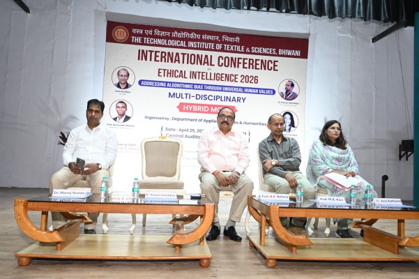 टीआईटीएस भिवानी में अंतर्राष्ट्रीय सम्मेलन: 'एथिकल एआई' पर दुनिया भर के विशेषज्ञों ने मंथन किया