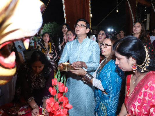 टीआईटी भिवानी में गरबा नाइट की धूम: भक्ति और संस्कृति के रंगों में रंगा परिसर