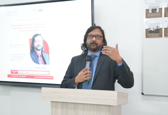 गलगोटिया विश्वविद्यालय में वैश्विक IP कानून का शंखनाद