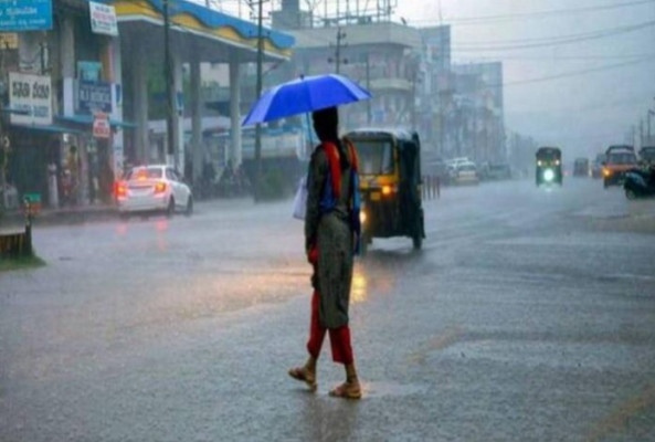 मौसम विभाग राष्ट्रीय बुलेटिन: देश में मौसम के दो रंग; उत्तर में 'रेड अलर्ट' की तपिश, दक्षिण में बारिश का 'ऑरेंज अलर्ट'