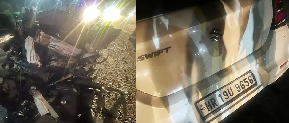 दौसा में सड़क पर खड़े ट्रक से कार की टक्कर, रोहतक के चार लोगों की मौत